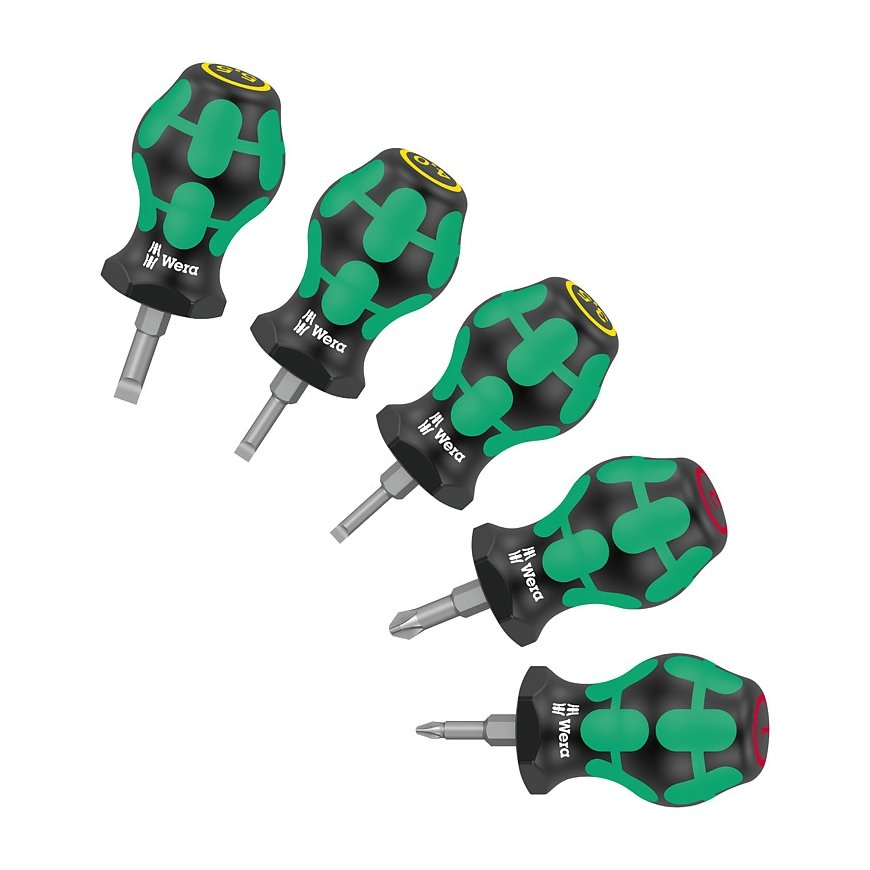Wera Stubby Set 1 Vienas suktuvas Vienpusis atsuktuvas
