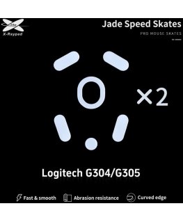 X-Raypad Jade riedučiai Logitech G304 ir G305 Baltas 2 vnt. (Balti) Pakaitiniai pelės pėdos