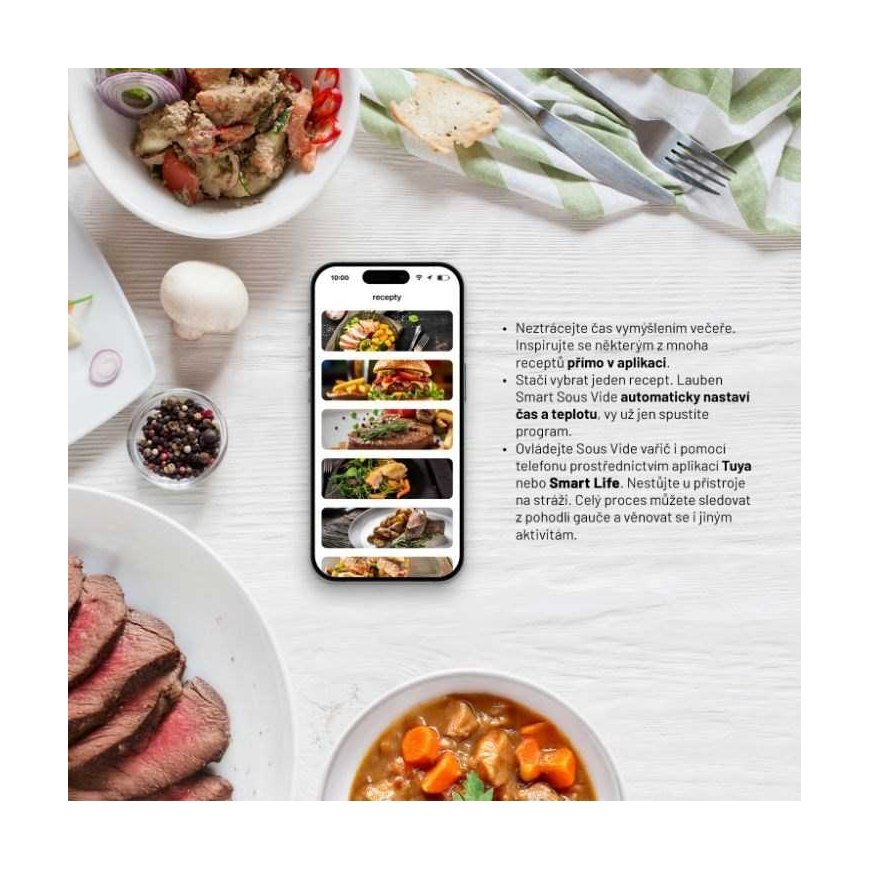 Lauben Smart Sous Vide 1200SB vacuum cooking device – 2