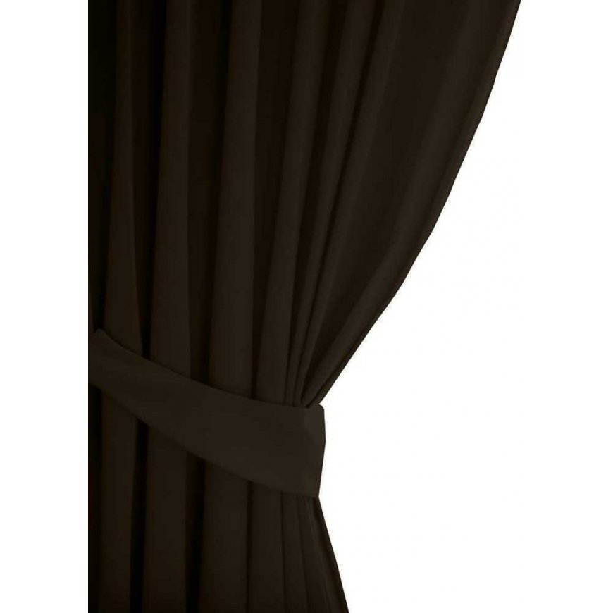 Yöverho renkailla AmeliaHome BLACKOUT 140X245 cm, 1 kpl, väri: ruskea – 2
