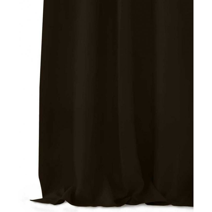 Nakts aizkars ar gredzeniem AmeliaHome BLACKOUT 140X245 cm, 1 gab., krāsa: brūna – 4