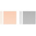 Large foam puzzle mat, gray peach color, Ricokids, 180x180cm, 9 pcs. Large foam puzzle mat, gray peach color, Ricokids, 180x180cm, 9 pcs.