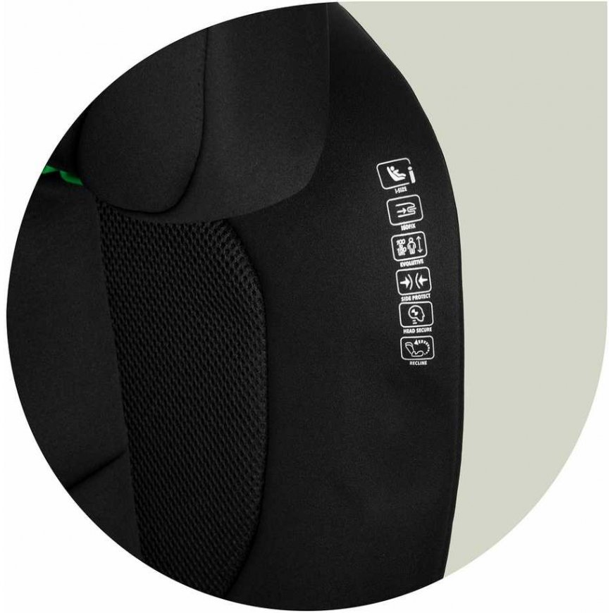 Nukido Louis Soft -autoturvaistuin musta 15-36 kg ISOFIX – 2