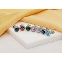 Brilio Silver Shiny silver earrings with zirconia EA601WG Brilio Silver Shiny silver earrings with zirconia EA601WG