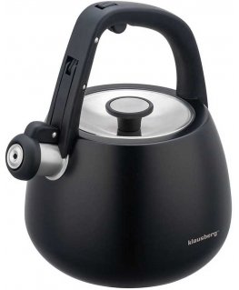 Tērauda katls uz gāzes 2.5L indukcijai KLAUSBERG KB-7774 melns matēts