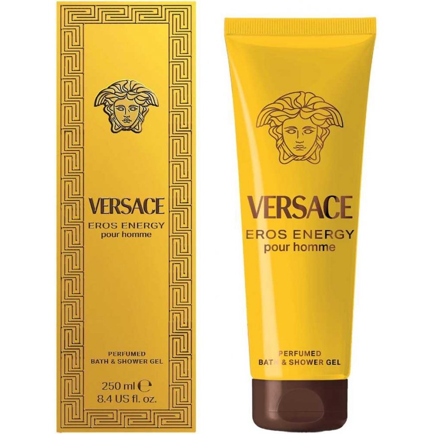 Versace Eros Energy kvepiantis dušo ir vonios gelis vyrams, 250 ml