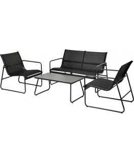 ProGarden 4-Piece Outdoor Furniture Set BLACK GARDEN FURNITURE COLLECTION