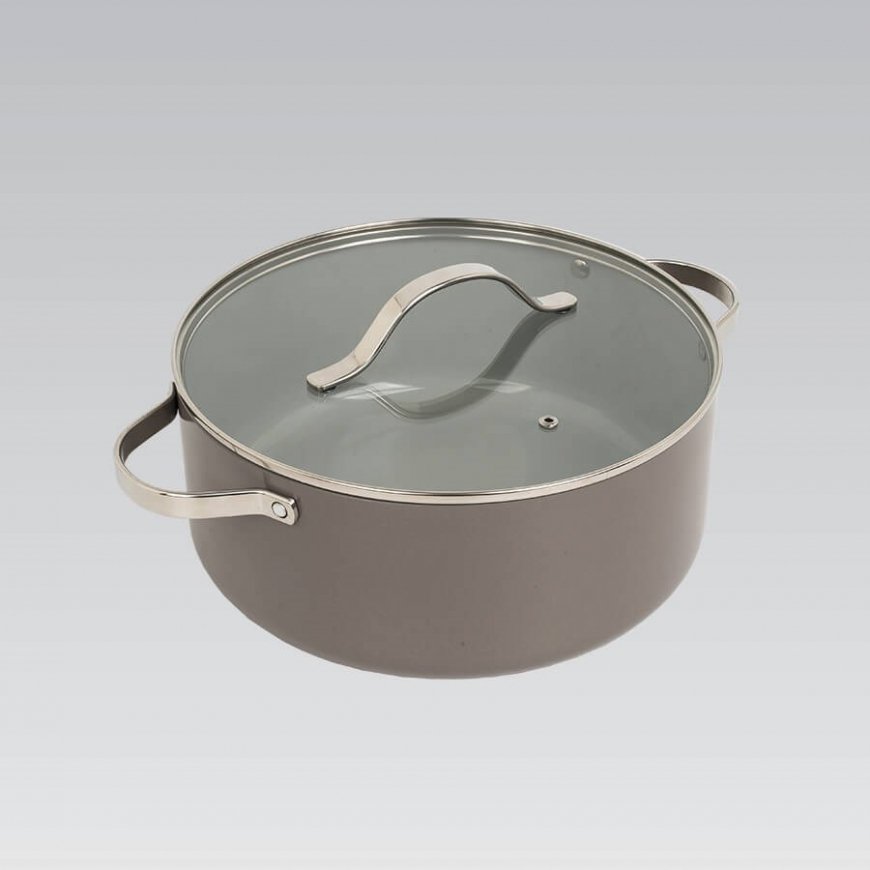 Casserole with lid MAESTRO MR-4009 (MR-4009-20) 20 cm 2.3 l Grey – 2