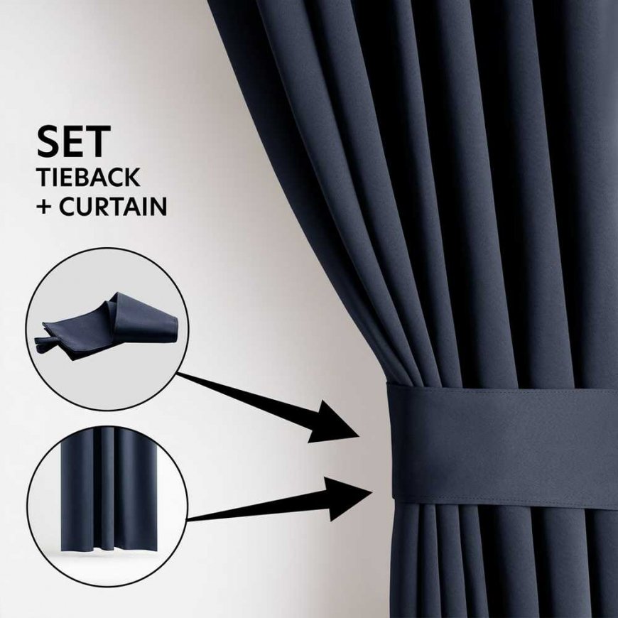 AmeliaHome KARD/AH/BLACKOUT/PLEAT/INDIGO/140X270/1TK – 5
