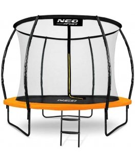 Profilēts dārza batuts 8 pēdas / 252 cm ar iekšējo Neo-Sport tīklu