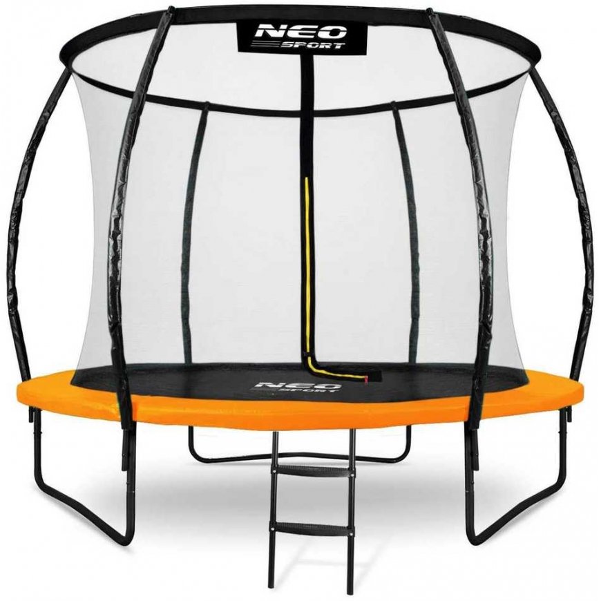 Profiled garden trampoline 8 feet / 252 cm with internal Neo-Sport net