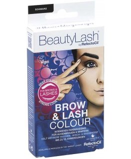 Refectocil BEAUTYLASH BROW & LASH COLOUR kulmakarva- ja ripsiväri-setti Musta 1 kpl