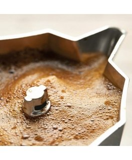 PEZZETTI ITALEXPRESS aluminum coffee maker (1 cup) - silver