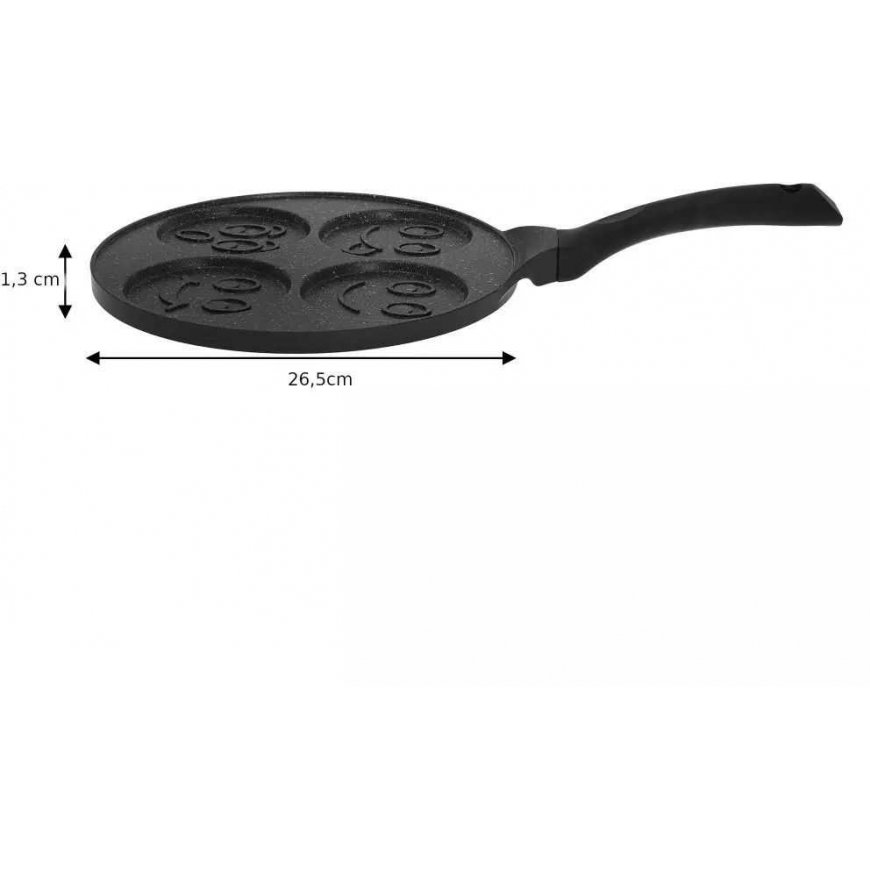 King Hoff Frying Pan with Smiley Faces – 5