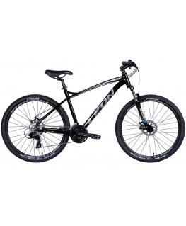 Dviratis AL 27.5" Leon XC 100 DD rėmas-19" juodas su pilku 2024