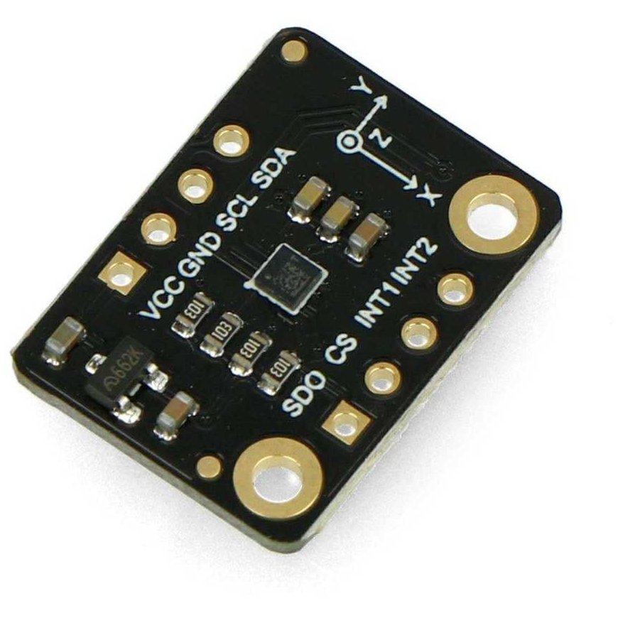 Фермион, 3-осевой акселерометр, I2C LIS2DW12, DFRobot SEN0405