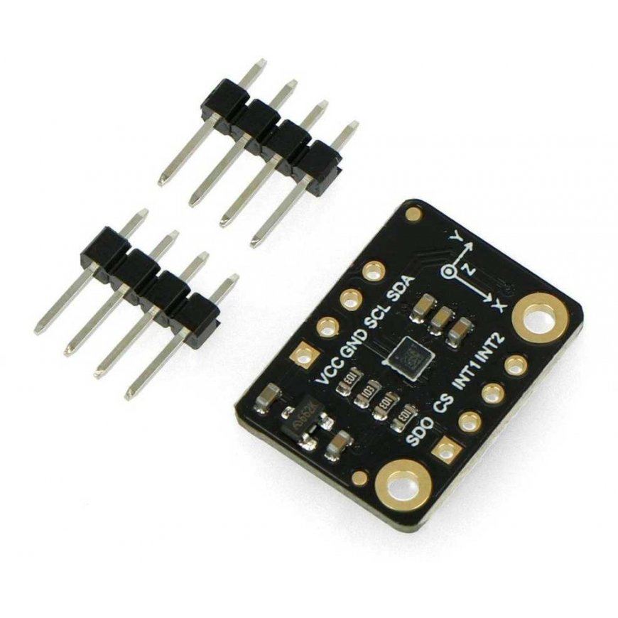Fermion, 3 ašių akselerometras, I2C LIS2DW12, DFRobot SEN0405 – 2