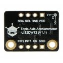 Фермион, 3-осевой акселерометр, I2C LIS2DW12, DFRobot SEN0405