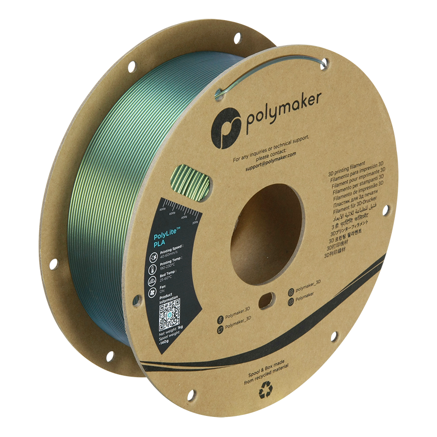 Polimaker Polimaker PolyLite PLA Starlight - 1кг - 1,75мм - Аврора – 2