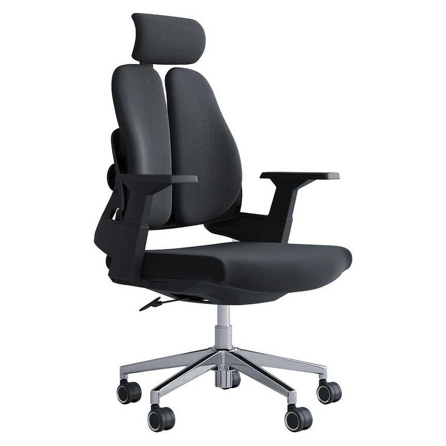 Spacetronik Barry Black Swivel Office Chair