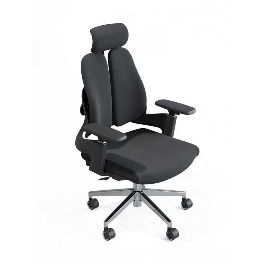 Spacetronik Barry Black Swivel Office Chair – 4
