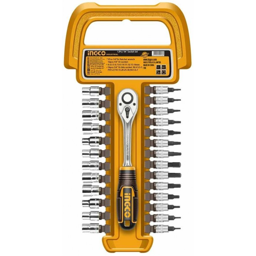 Orkaitė Ingco HKTS14271 varras komplekt 27tk 1/4"