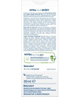 „Nivea Daily UV Serum 2in1 Primer SPF 50+“ – 2in1 odos serumas – 30 ml