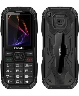 EVOLVEO MaxPhone A1, button phone with dual SIM card, black