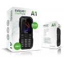 EVOLVEO MaxPhone A1, mygtukinis divu SIM karšu telefonu, melns EVOLVEO MaxPhone A1, mygtukinis divu SIM karšu telefonu, melns