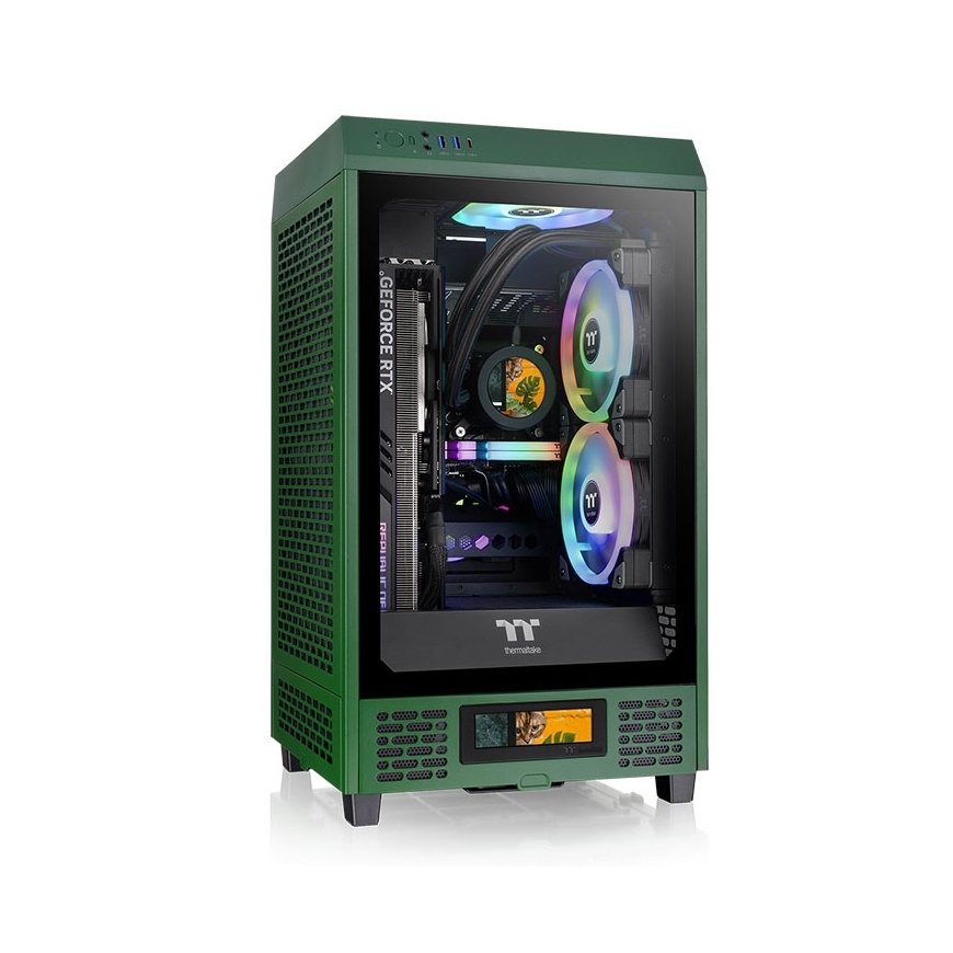 Thermaltake Tower 200 Mini Tower Zaļš