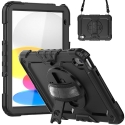 Deqster 360° Tablethülle Rugged Case priekš iPad 10.9" (10. paaudze). Ļoti izturīga aizsargapvalka atbilstoši ASV militārajiem s Deqster 360° Tablethülle Rugged Case priekš iPad 10.9" (10. paaudze). Ļoti izturīga aizsargapvalka atbilstoši ASV militārajiem s