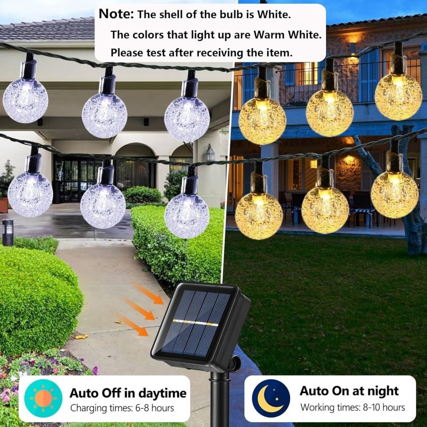 Elight Декор для сада Солнечные IP65 LED стеклянные шары (1 см) – 4