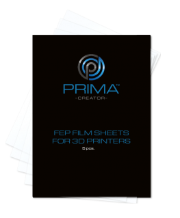 PrimaCreator FEP plēves 3D printeriem - 140x200mm - 5 gab.