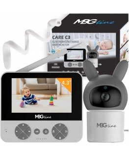 Mbg Line Беспроводной поворотный монитор для детей HD 4.3" LCD камера ZOOM