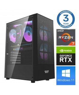 INTOP Ryzen 7 5700X 16GB 250SSD M.2 NVME RTX3050 6GB WIN11Pro