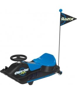 Kepurė Razor Crazy Cart Shift elektrinis drifto kartingas, Mėlynas, 12V