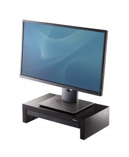 Fellowes Designer Suites 53,3 cm (21") Galds Melns, Pērle