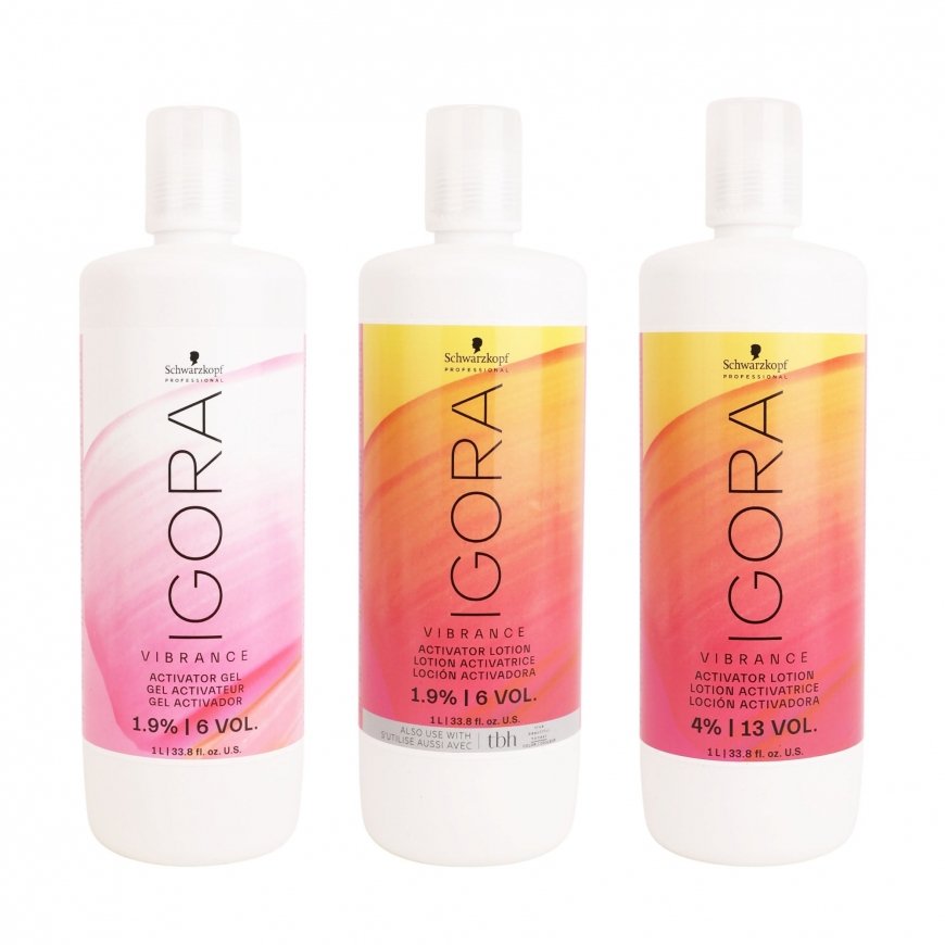 Schwarzkopf Professional Igora Vibrance Activator - activating lotion for dyes 1000ml - VOL. 13 | 4% – 2