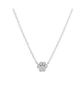 Again Jewelry Silver Pendant Paw AJNA0026