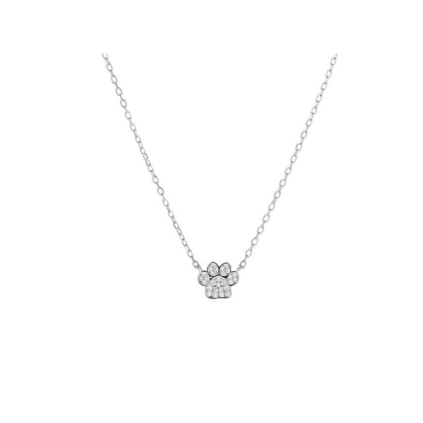 Again Jewelry Sidabrinis pakabukas Paw AJNA0026