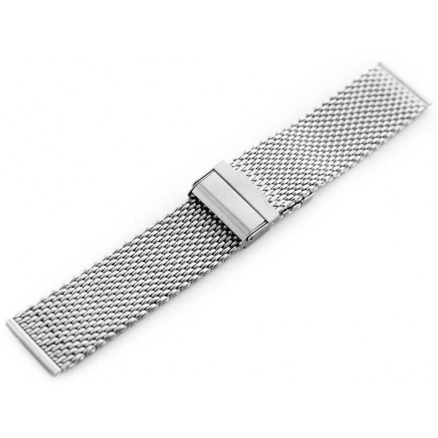 Pacific 12 bracelet - HQ mesh - silver 24mm – 3