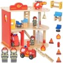 Игрушка Viga Toys VIGA деревянный набор гаража с пожарной частью из 14 деталей Игрушка Viga Toys VIGA деревянный набор гаража с пожарной частью из 14 деталей