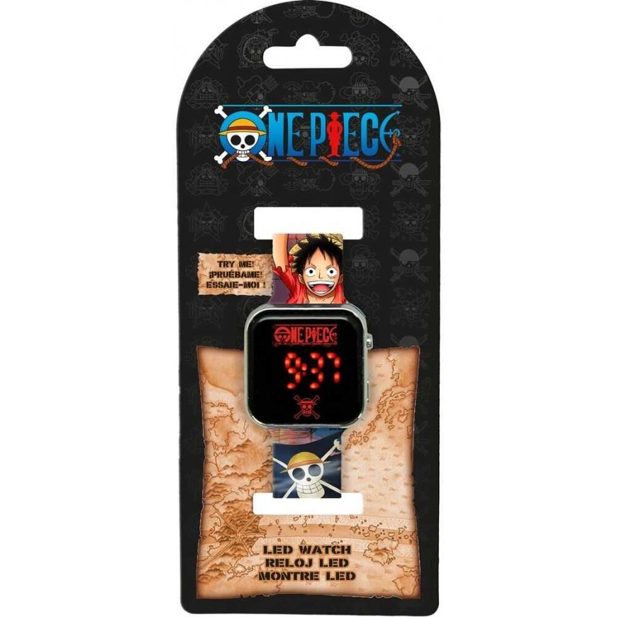 One Piece digital LED clock