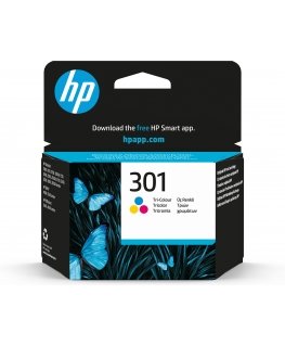 HP 301, оригинальный струйный картридж, трехцветный