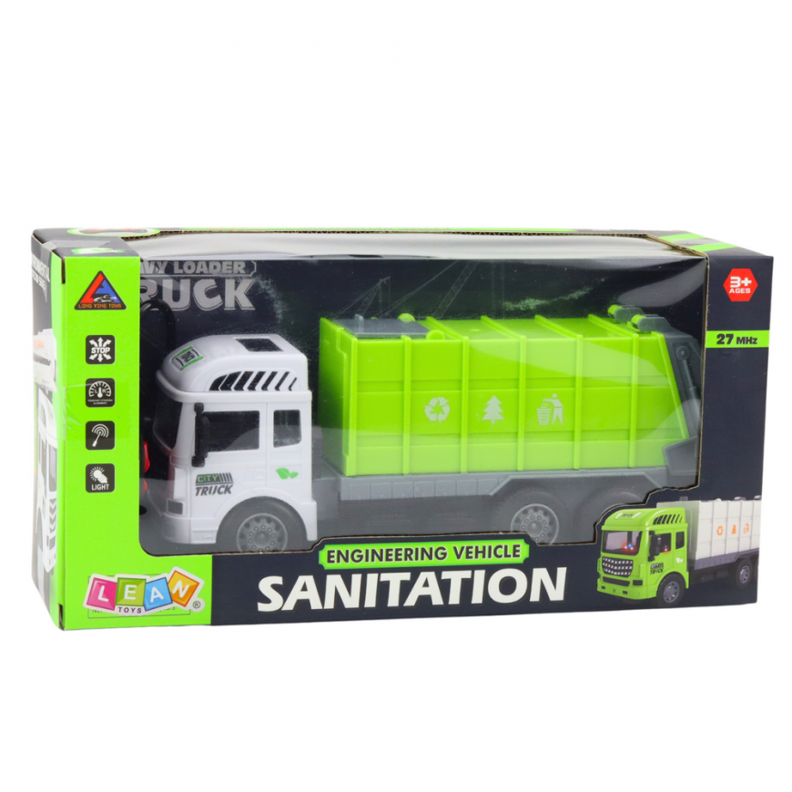 Lean Toys kaugjuhtimisega RC prügivedu lastele – 4