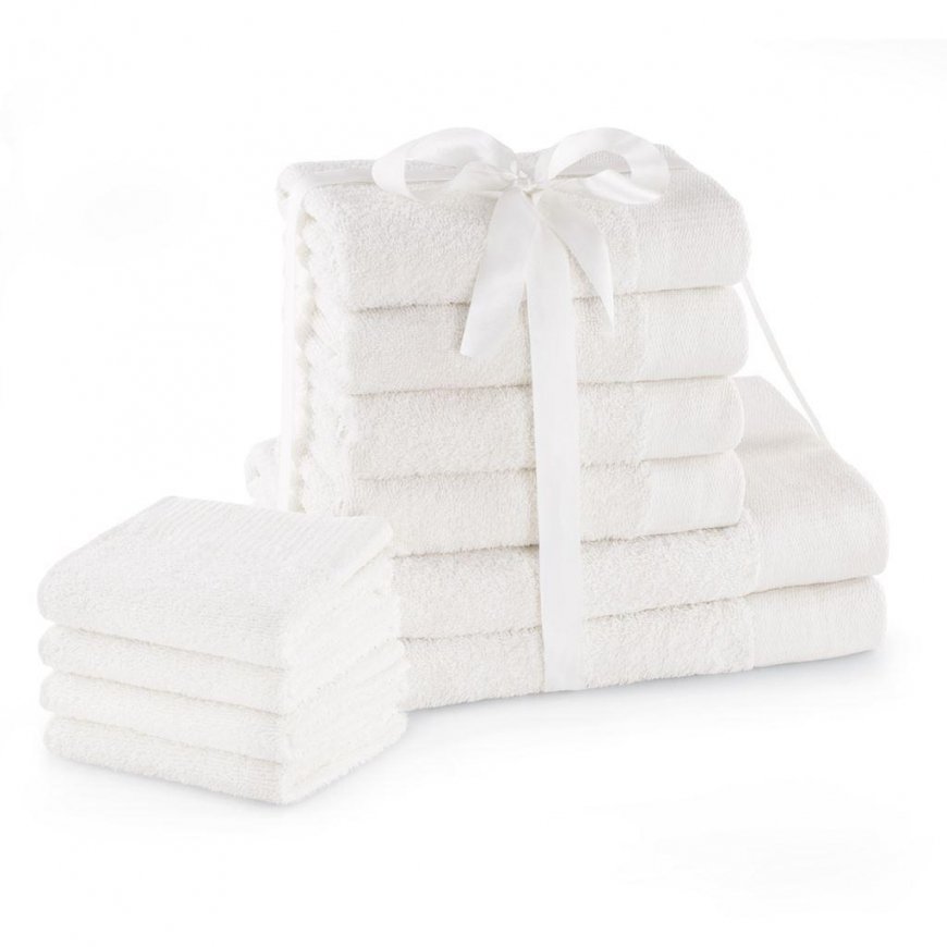 AmeliaHome Rankšluostis/AH/AMARI/WHI/SET2*70x140+4*50x100+4* 30x50