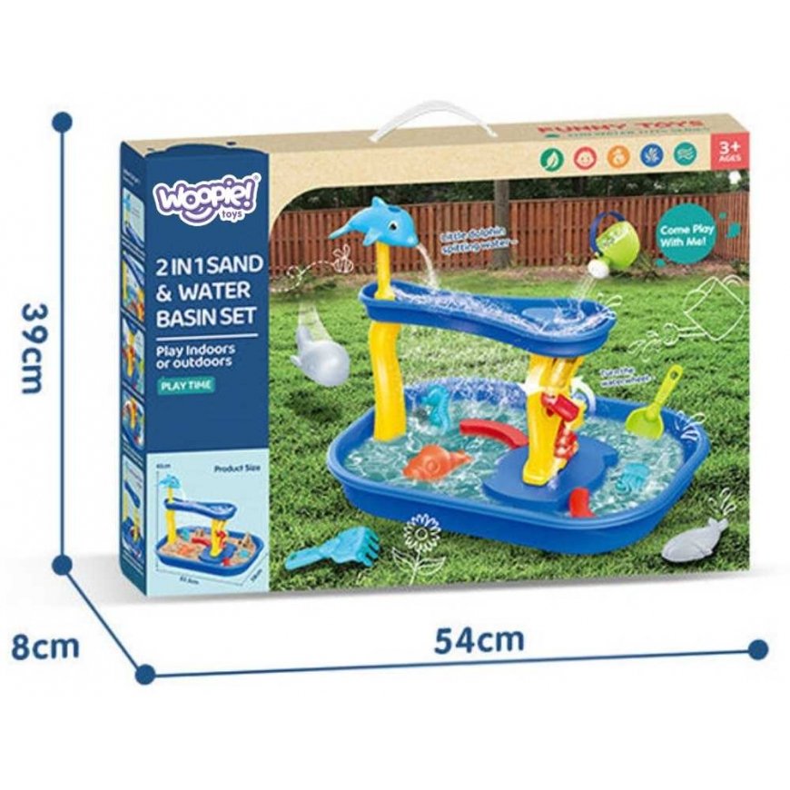WOOPIE water table-waterfall-dolphin, 11 pcs. – 4