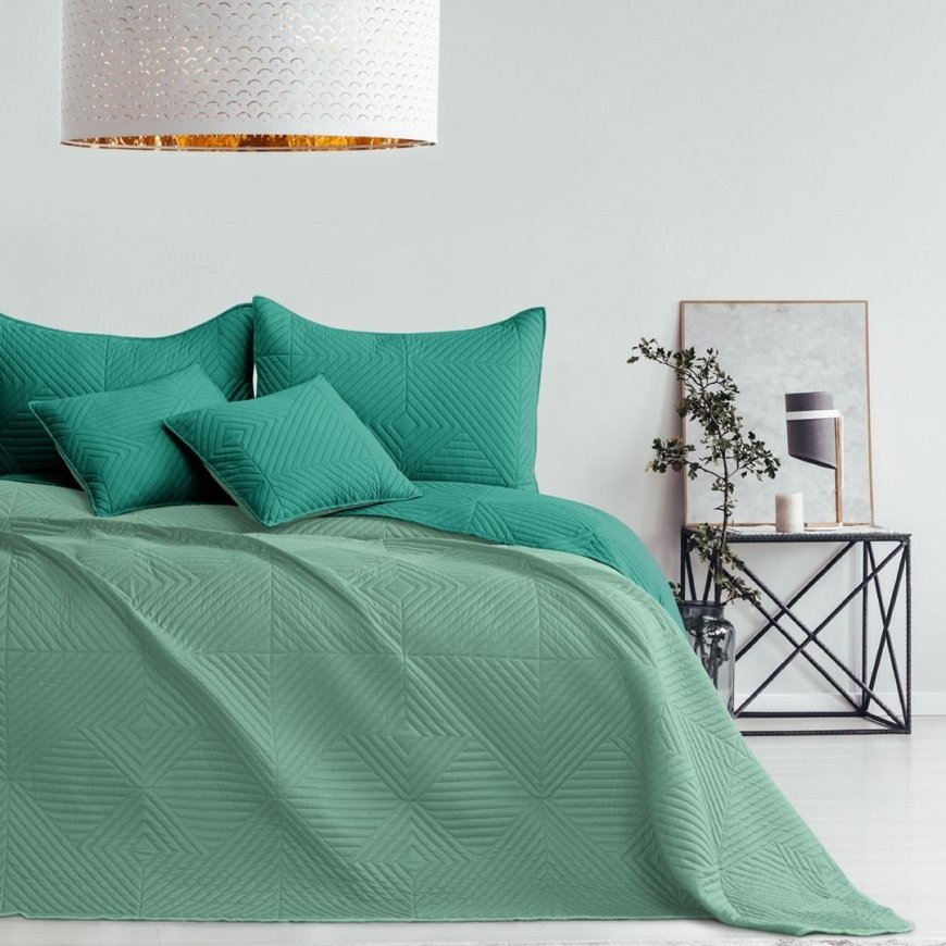 Lovatiesė SOFTA spalva žalia paprasto tipo medžiaga - tekstilė mikropluoštas 170x270 AmeliaHome – 4