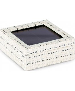 AmeliaHome JEWELRY BOX/AH/MASK/CREM+Black/18X6.5