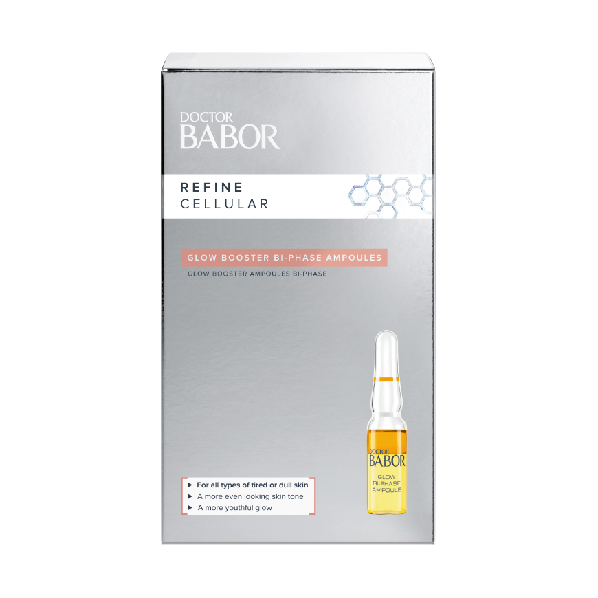 BABOR Dual-Phase Radiance-Boosting Ampoules. Glow Bi-Phase Ampoule Serum Concentrate – 2